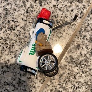 Golfing ornament